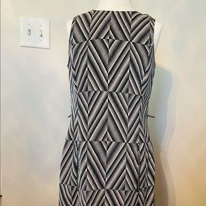 Beige and Black Geometric